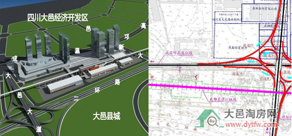 大邑大道延伸线预计划6月开工建设 工期2年(2)