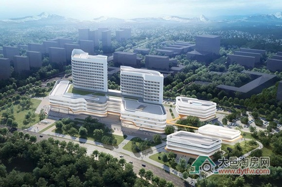 大邑县人民医院迁建项目将动工 效果图已确定