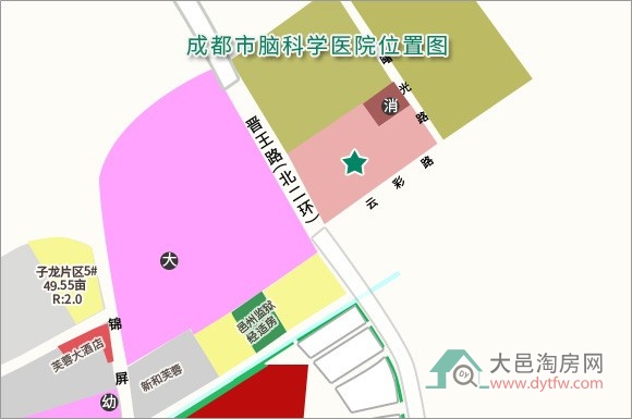 大邑县城两所医院2025年3月施工进度