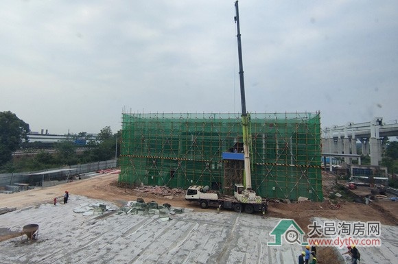 大邑新客运站2025年6月建设进度