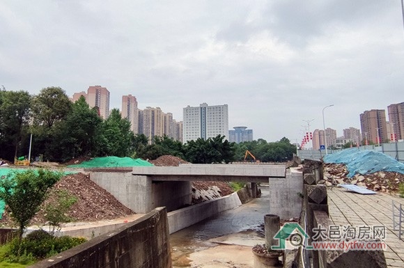 大邑滨江西路南二段将连通 助力桃源西区交通微循环