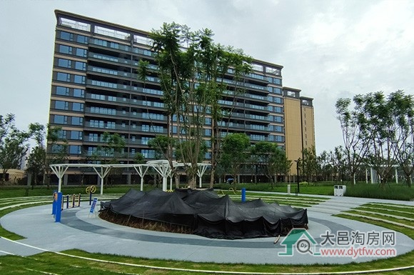 大邑王滩片区首宗配建公园绿地已成型