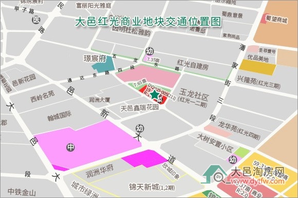 大邑县城红光小区商业地块推出 将于10月底拍卖