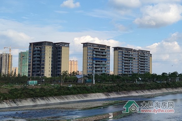 2025年前三季度大邑县城主要楼盘住宅成交面积情况