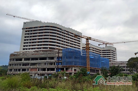 大邑县两所医院2025年10月建设进度