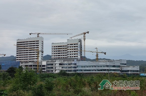 大邑县人民医院新院区2025年11月施工进度