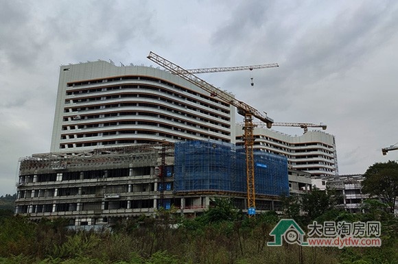 大邑县人民医院新院区2025年11月施工进度